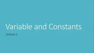 PHP Variable and Constants | PHP in Urdu
