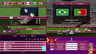 PES 6 World Cup 2022 Mod Graphic & Scoreboard