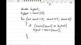 87 - Finding the highest and lowest values in c++  arrays
