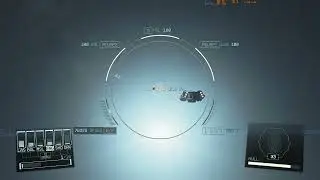 Starfield flying test 1: planet to natural satellite with landing