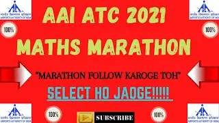 AAI ATC 2021 MATHS MARATHON