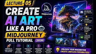 Create AI Art Like a Pro 🤖 | Midjourney Full Tutorial (2026)