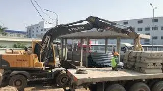 Volvo excavator large bucket excavator