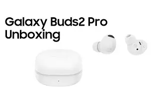 White Galaxy Buds2 Pro Unboxing!