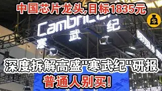 中國晶片龍頭，上調目標價1835元！深度拆解高盛“寒武紀”研報，為什麼說普通人別買？