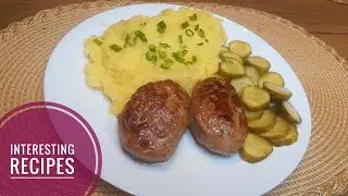 Cutlet with mashed potatoes recipe