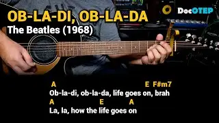 Ob-La-Di, Ob-La-Da - The Beatles (1968) Easy Guitar Chords Tutorial with Lyrics
