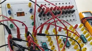 Electronics Lab experiment-3 : Realization Half Adder & Half Subtractor using NAND (IC-7400)
