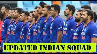 INDIAN SQUAD FOR WORLD CUP 2022 (UPDATED)