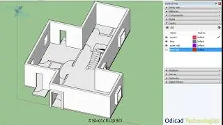 Layer management in SketchUp Pro 3D