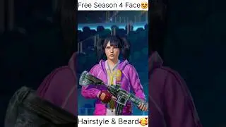 Get free season 4 face 😍 hairstyle and beard ​#bgmi #season4​ #face​ #hair​ #pubg​ #beard #shorts