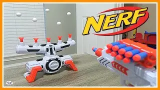 NERF GUNS Floating Targets Battle Toy Review
