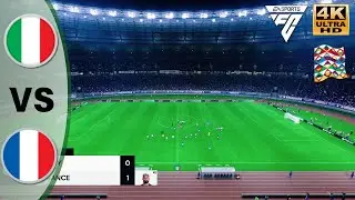 FC 24 - Italy Vs France - UEFA Nations League 2024 - Full Match | PC GamePlay