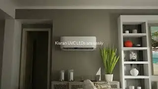Air disinfection with UVC LEDs