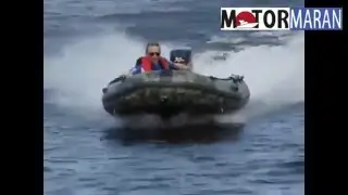 Надувная моторная пвх лодка Badger Hunting Line 400 + мотор 30 л.с.