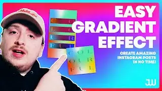 Easy Gradient Effect Tutorial using Illustrator & Photoshop!