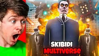 Reacting to the SKIBIDI TOILET MULTIVERSE! (Crazy)