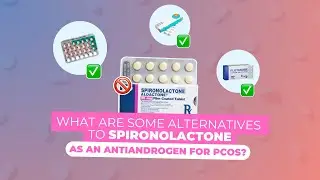 What are some alternatives to Spironolactone as an antiandrogen for PCOS