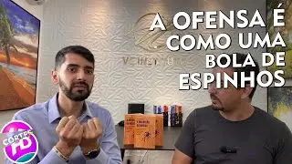 Guardar a ofensa é como segurar uma bola de espinhos em sua mão