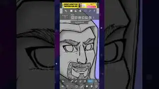 Wizard's grayscale SpeedPaint