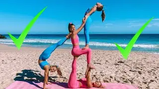 EXTREME YOGA CHALLENGE Big Sisters Vs Little Sisters!!!