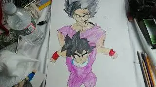 gohan transition #art #shorts