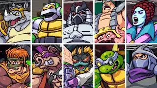 TMNT  Shredder's Revenge - ALL BOSSES CO OP and ALL ENDINGS