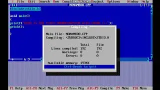 Basic Program in Turbo C++