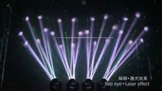 Mini 6 bee eyes moving head + laser