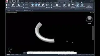 Crie um sólido de varredura AutoCAD
