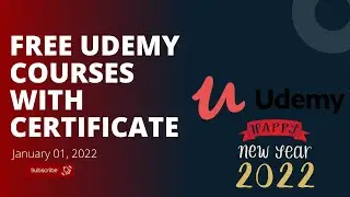 Udemy FREE Courses With Free Certificates in (January 2022) | Udemy FREE Courses 2022!