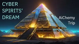 Cyber Spirits Dream. (AI Art & AiChemy Trip) #ai #alchemy #cyber #dreams #elements #alien