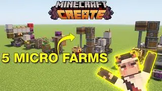 5 of The BEST Create Mod Crop Farms (and how to build them)