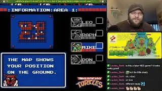 Teenage Mutant Ninja Turtles (NES) | Night 1 | Twitch Stream