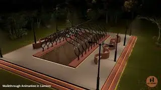 Parametric Gazebo & Pergola design in 3ds max & lumion