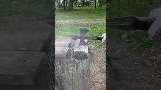 Разрубит ли железную цепь авторский топор ⁉️ 