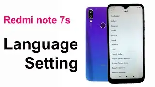 Redmi note 7s language settings - How to change language in redmi note 7s