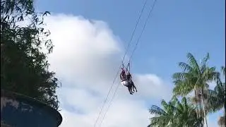 É de arrepiar! tirolesa
