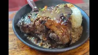 The sizzling baby back ribs!😋😋😋