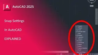 AutoCAD Snaps Explained
