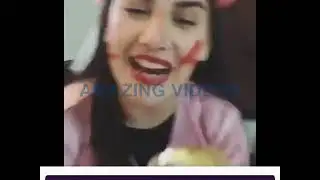 IRISH BELLA CALON Penganten lucu bangat pakai gigi palsu dan wajahnya penuh lipstik