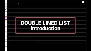 7.Double Linked List Intro | Data Structures | Vamsi | RVIT