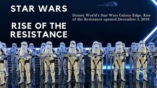 Rise of the Resistance at Disney World Galaxy Edge POV