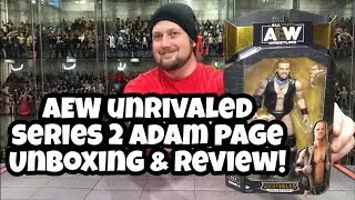 AEW Unrivaled Series 2 Adam Page Unboxing & Review!