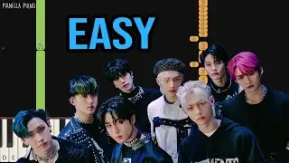 Stray Kids - LALALALA | EASY Piano Tutorial by Pianella Piano