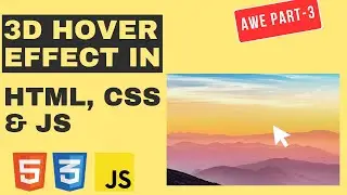 3D hover effect on 2D image | Amazing Websites Effects (AWE) Part 3
