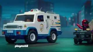 Playmobil City Action • Le poste de police et le fourgon blindé • FR