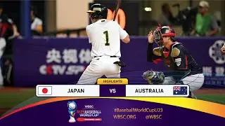 HIGHLIGHTS – Game 18 – Japan vs. Australia - WBSC U-23 Baseball World Cup 2024