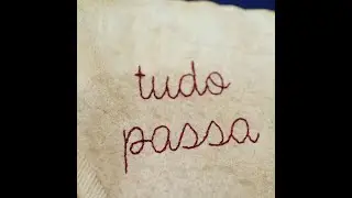 Bordado em FILTRO DE CAFÉ