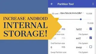 How to increase Android internal storage [ROOT]